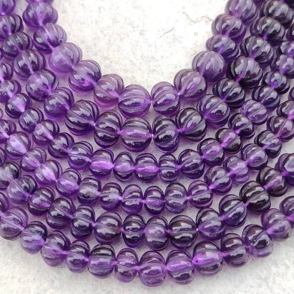 Gemstone Natural Amethyst Dream Round Loose Lavender Quartz Energy Healing Stone Beads For Jewelry Necklace and Bracelet Making