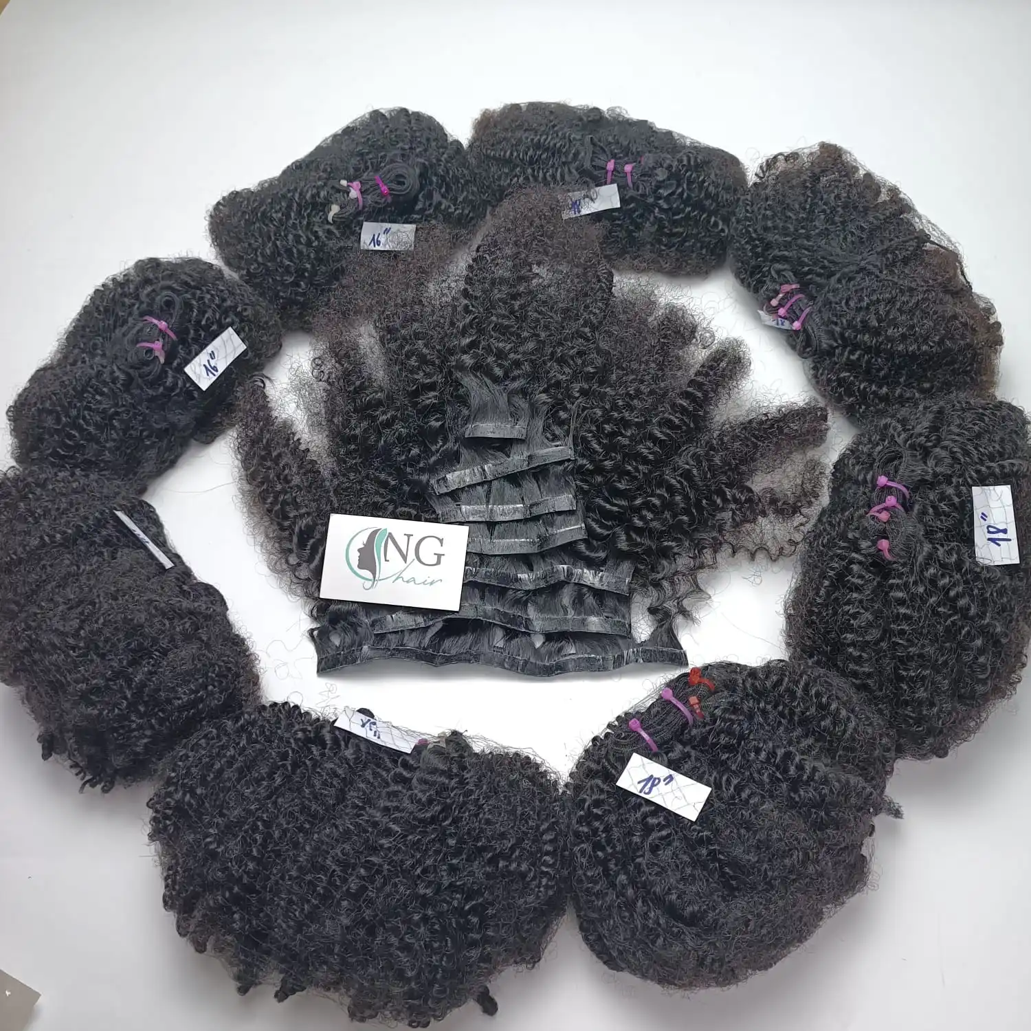 SALE Christmas Afro Kinky  100% Vietnames raw Human Hair Shedding.no Tangle.soft.shiny in Vietnam