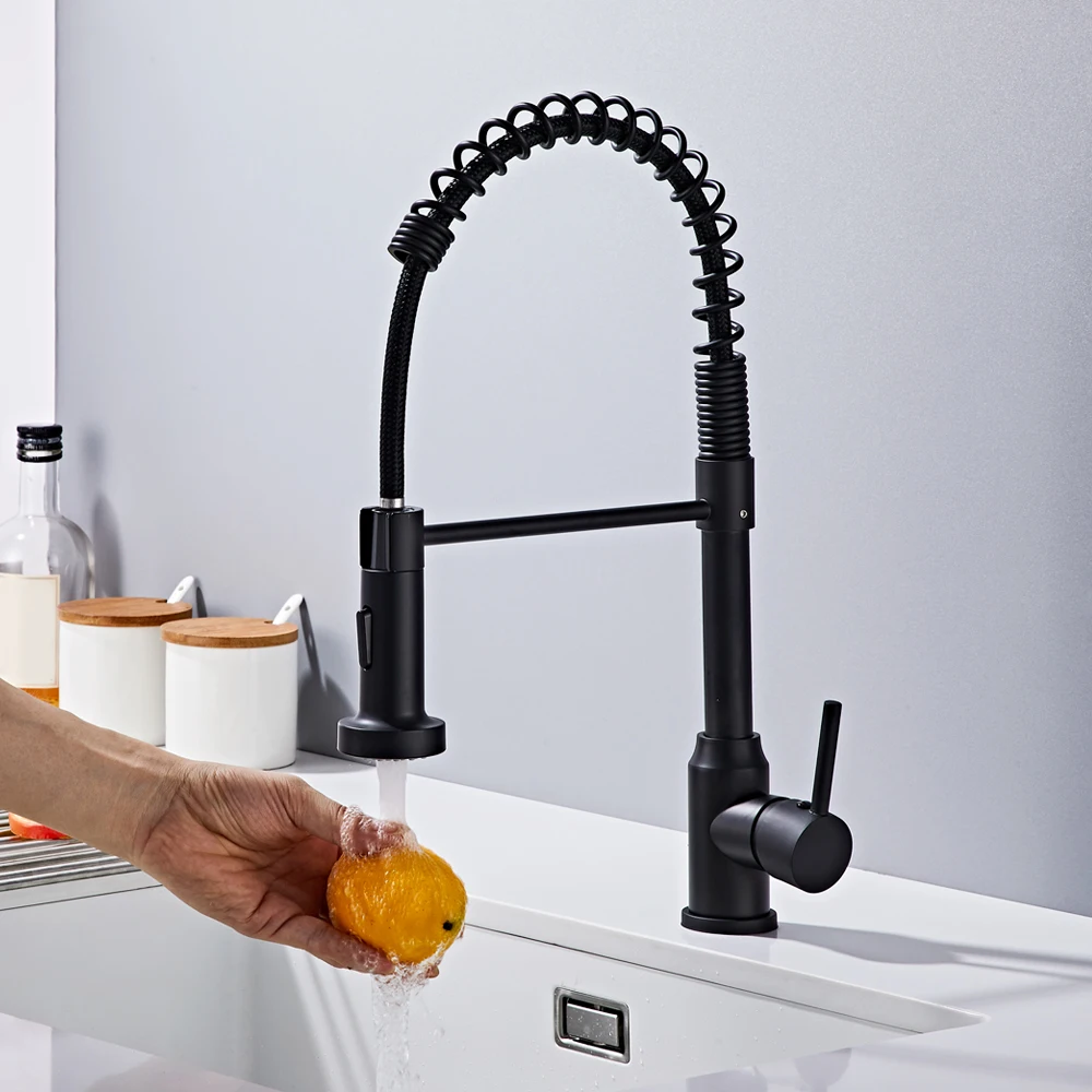 Stainless Steel Kitchen Faucet, Durable and Sturdy, Single Handle Tall Bathroom Sink Faucet, RV Lavatory Vanity Faucet