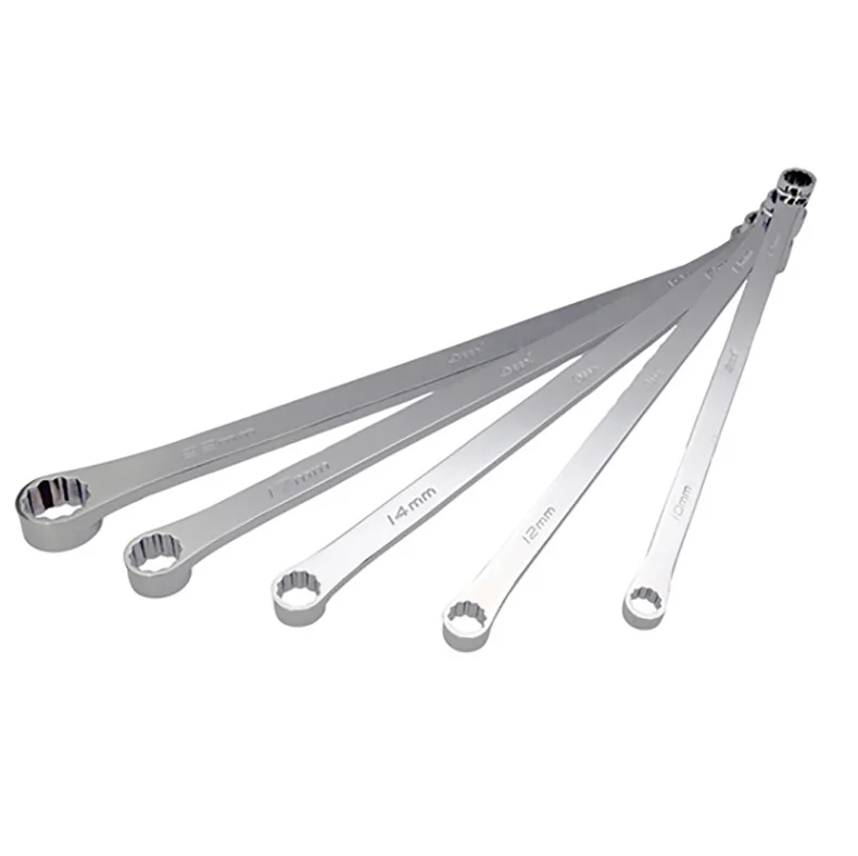Ratchet Other Hand Wheel Nut Tools -DEEN Extra Long Box End Wrench Set, Straight & OFFSET