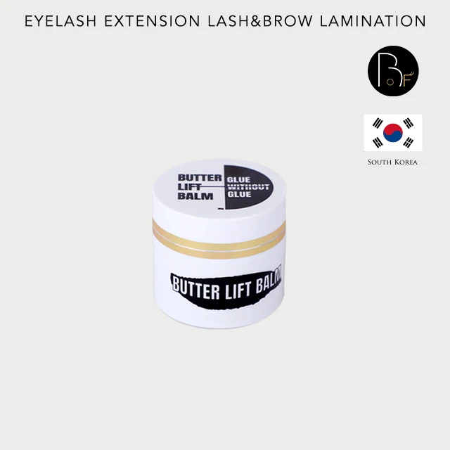 Korea manufactured Lash lift & Brow lamination Butter lift balm 30g Perm glue creamy balm type rich coconut fragrance OEM