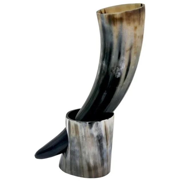 Natural drinking horn with high quality finishing from manufacturer india