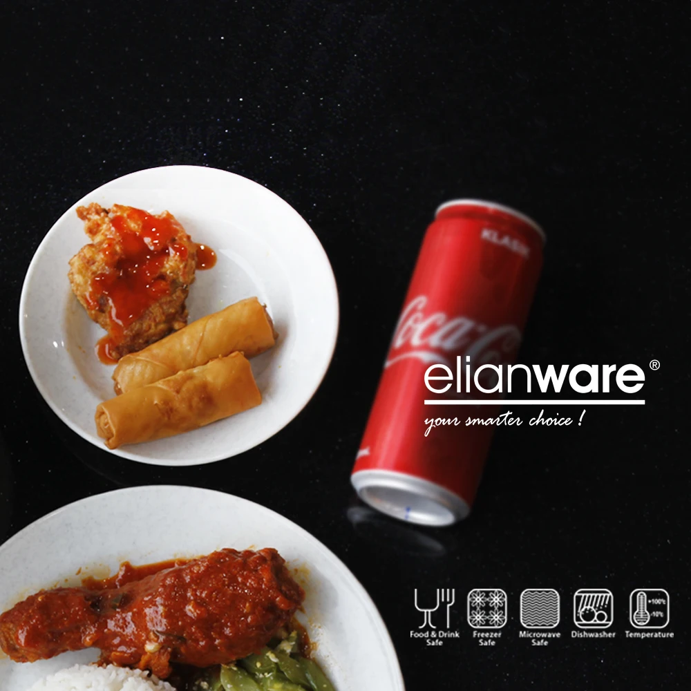 Elianware High Quality Plastic (PP) BPA Free Deep Plate Soup Plate Plastic Plate Manufacturer Malaysia Customize OEM