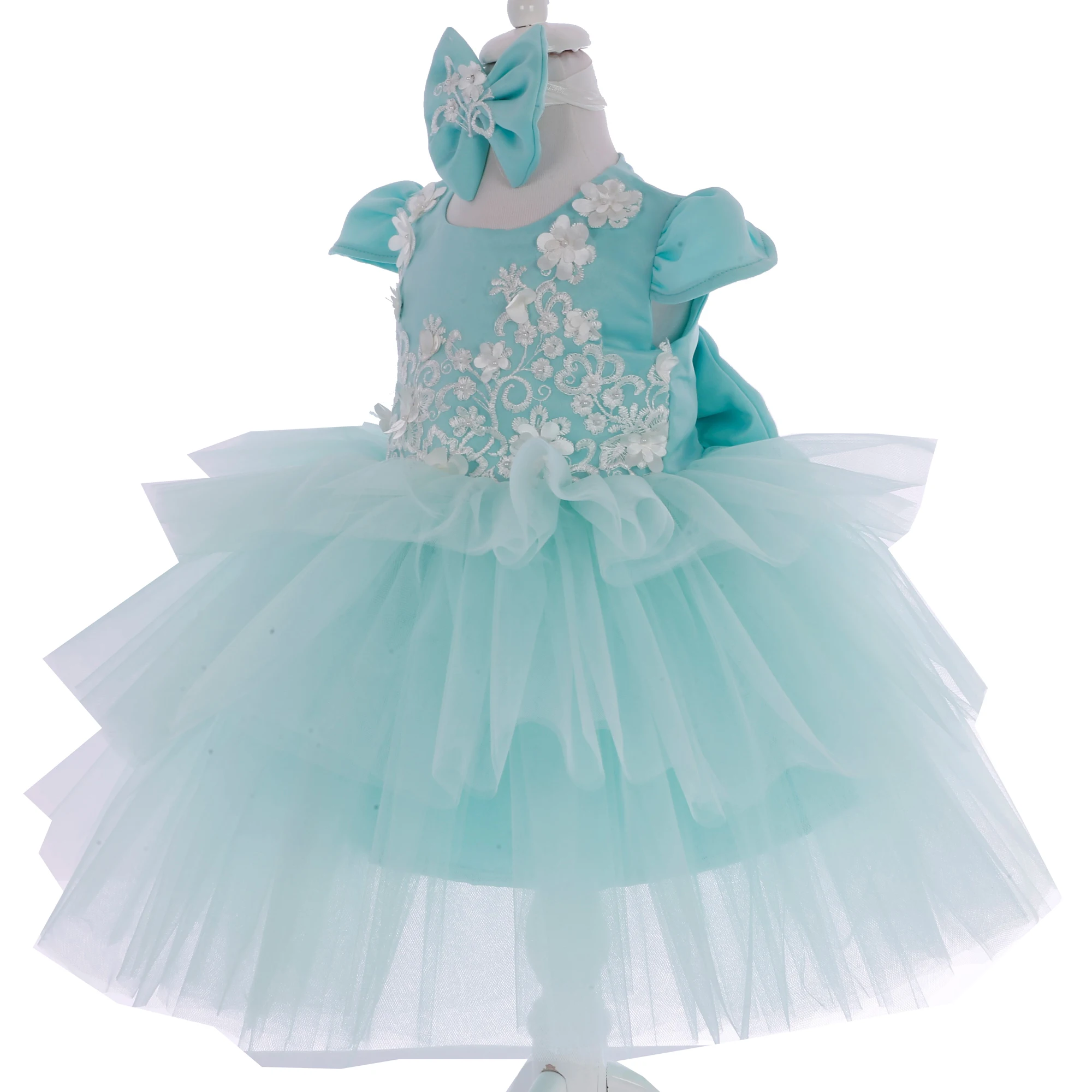 Wedding Girls Dresses Party Clothes Birthday Custom High Quality Clothing Summer Modern Luxury Beautiful Design Girls Baby Dress