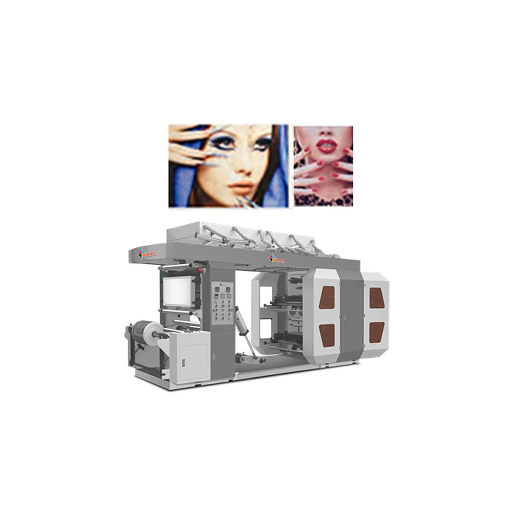 Factory Supply High Speed 4 Color Flexographic Printing Machine