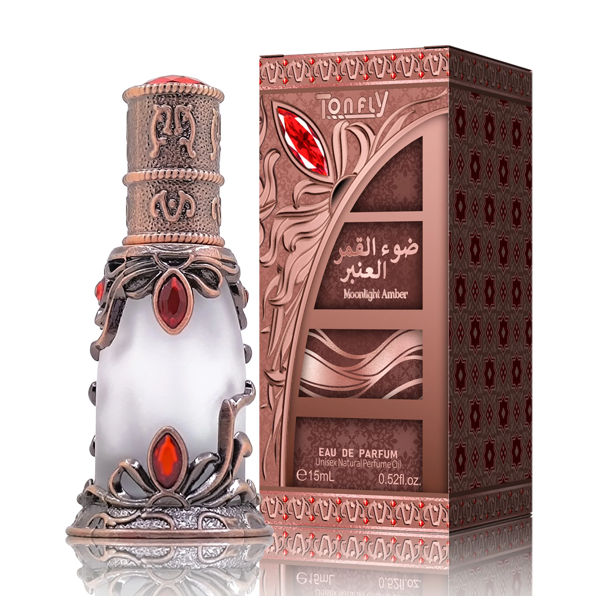 TONFLY Enchanting Jasmine Vanilla Eau de Parfum15ml  Blended with Natural Jasmine  Rich Vanilla Artistic Bottle Ready for Cross