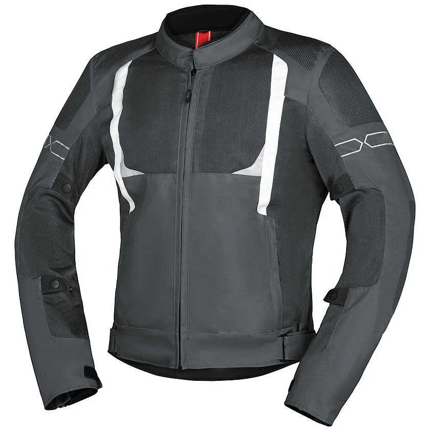 New Motorcycle Soft Gray Black Yellow Cordura Jacket Full Customized With Large secure Windproof pocket Removable thermal lining