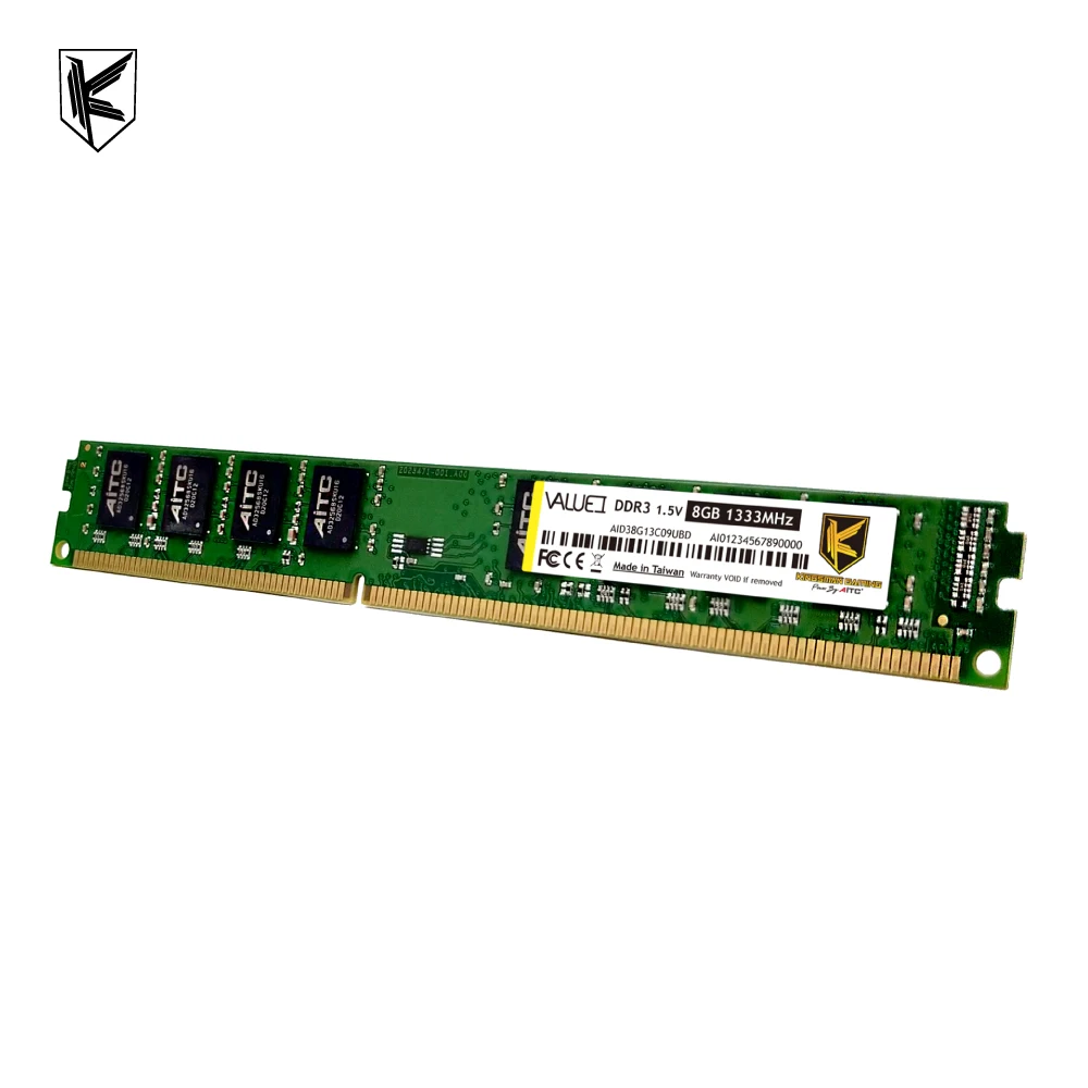 [AITC] 8GB PC3 10600 memorias ram ddr3
