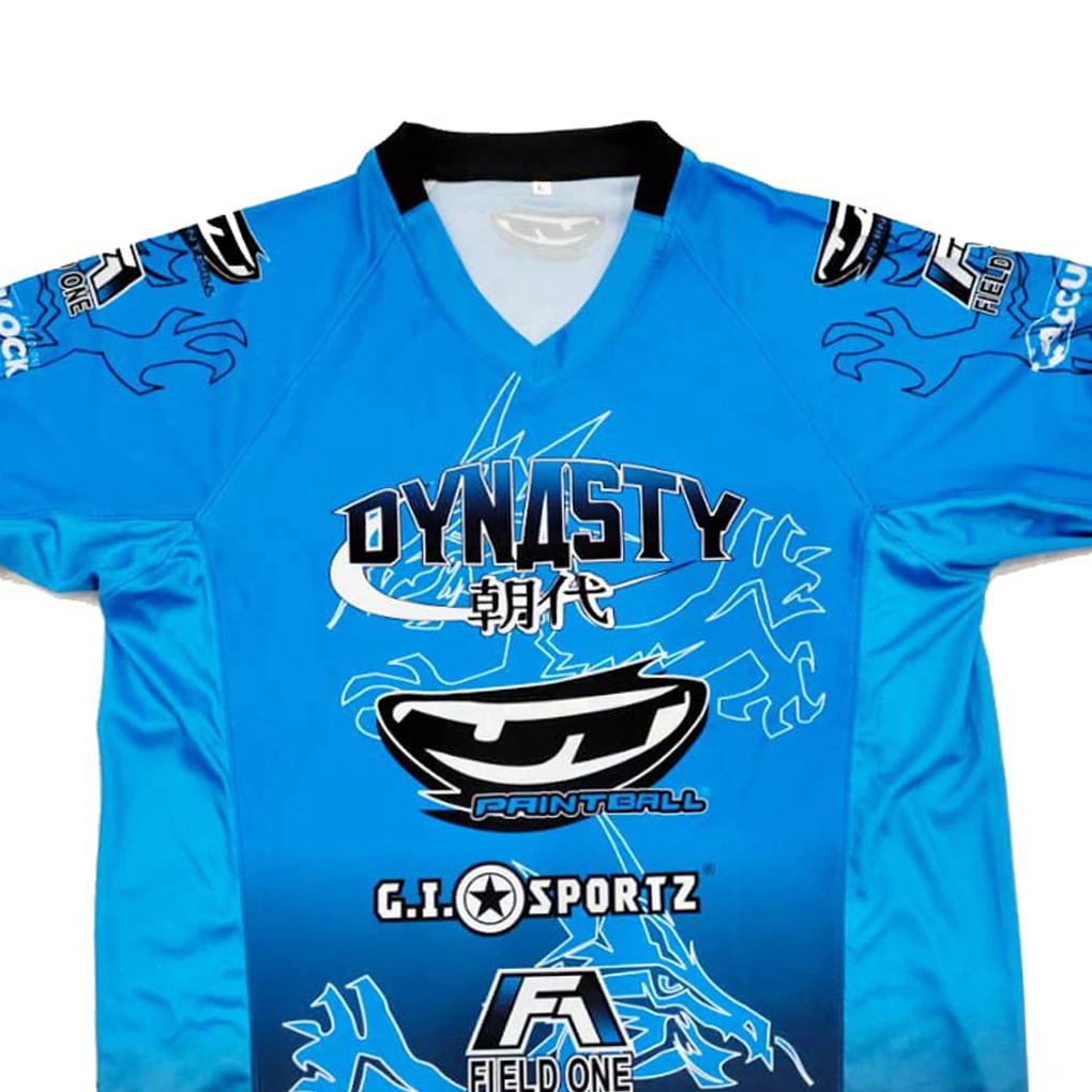 Factory Made Top Quality Paint Ball Mesh Jersey Custom Paintball Tops Stylish and Quick Dry Paintball Jersey