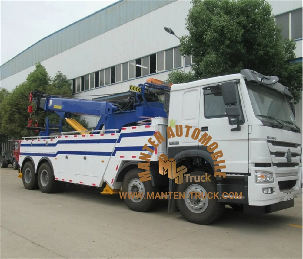 GIGA 60 Ton 70 Ton Breakdown Recovery Rotary Rescue Road Block Removal and Tow Truck with cheap price