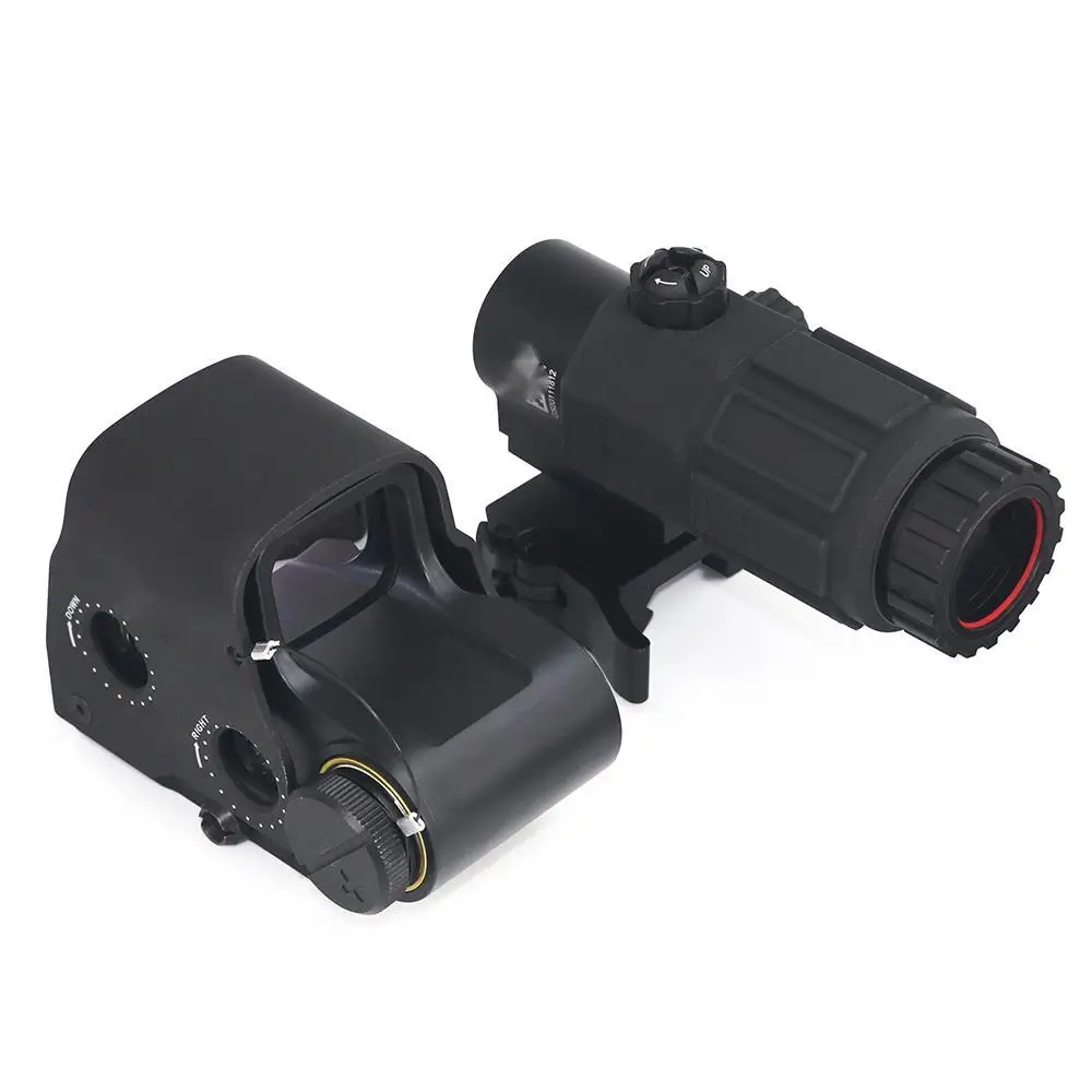 Tactical Hunting Combination 558 Red Dot and G33 Multiplier Waterproof Holographic Sight
