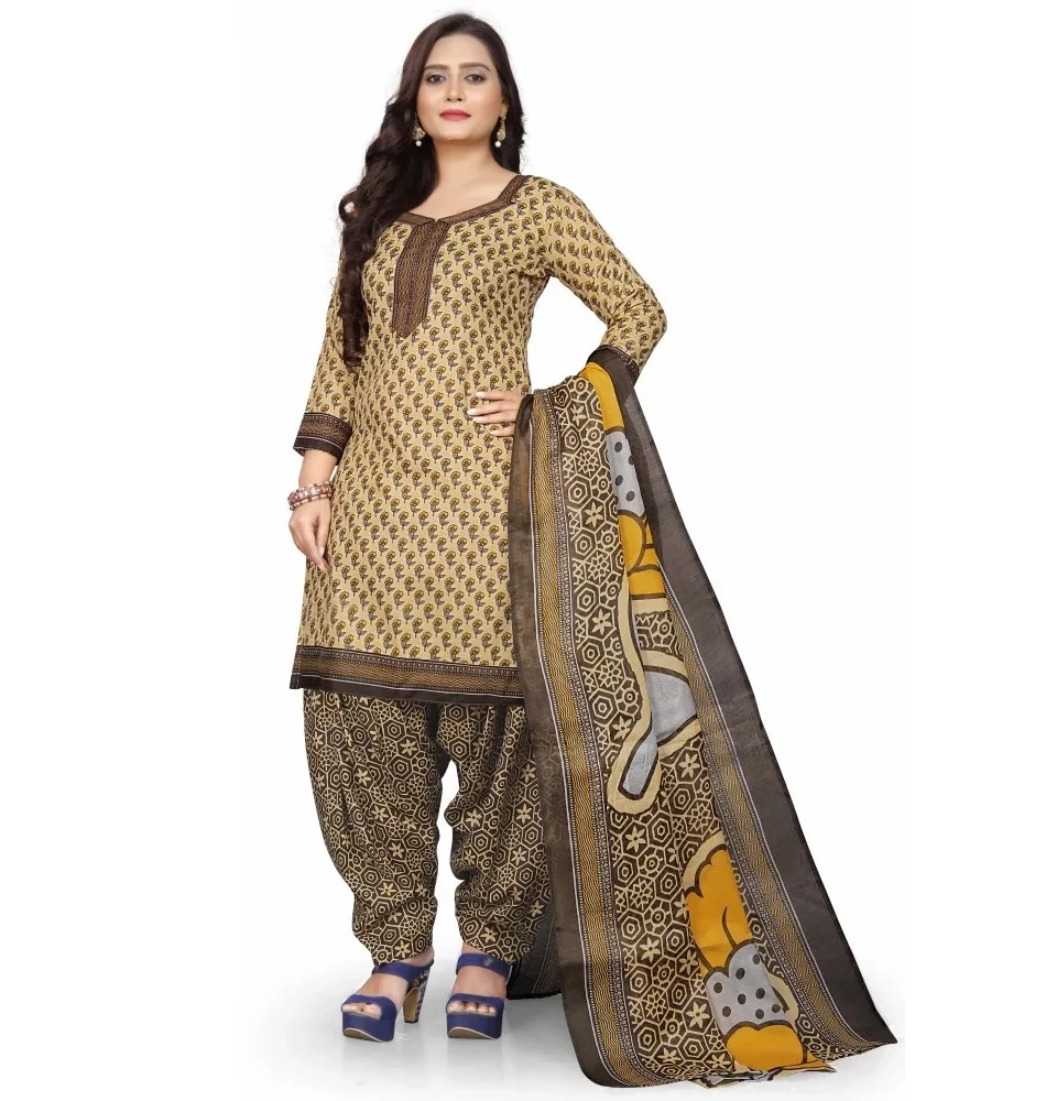 Printed Dupatta And Salwar Plain Blank Kameez Indian & Pakistani Made Fancy Dress Suits Wholesale