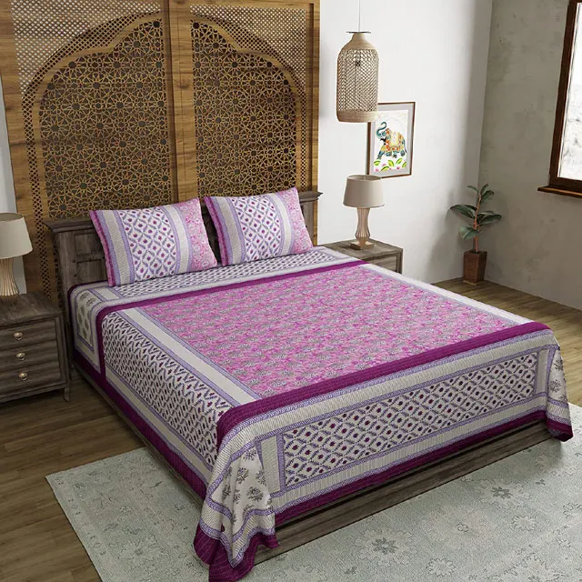 New European-style bedding four-piece set of pure cotton texture comfortable high fashion jacquard bed cover