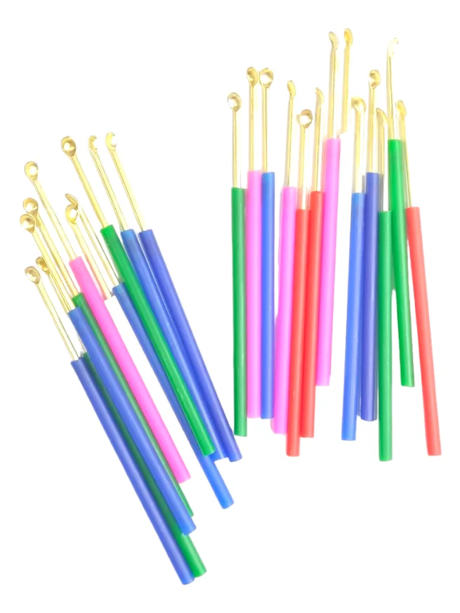 The Crocodile Color Pattern Set 12 Pcs Ear Wax Remover & Cleaner Style Ear Cleaning Spoon Brass Handmade Ready To Ship