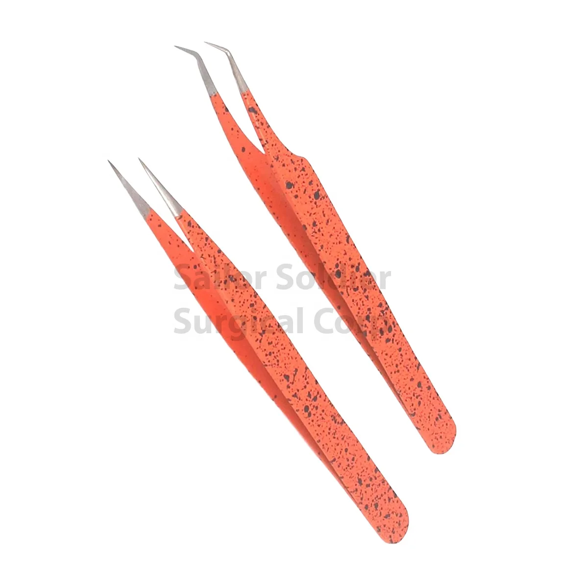 Customized Lash Tweezers, Eyelash Extension Tweezer for Mega Volume & Russia Volume Classic Individual Lash Extensions
