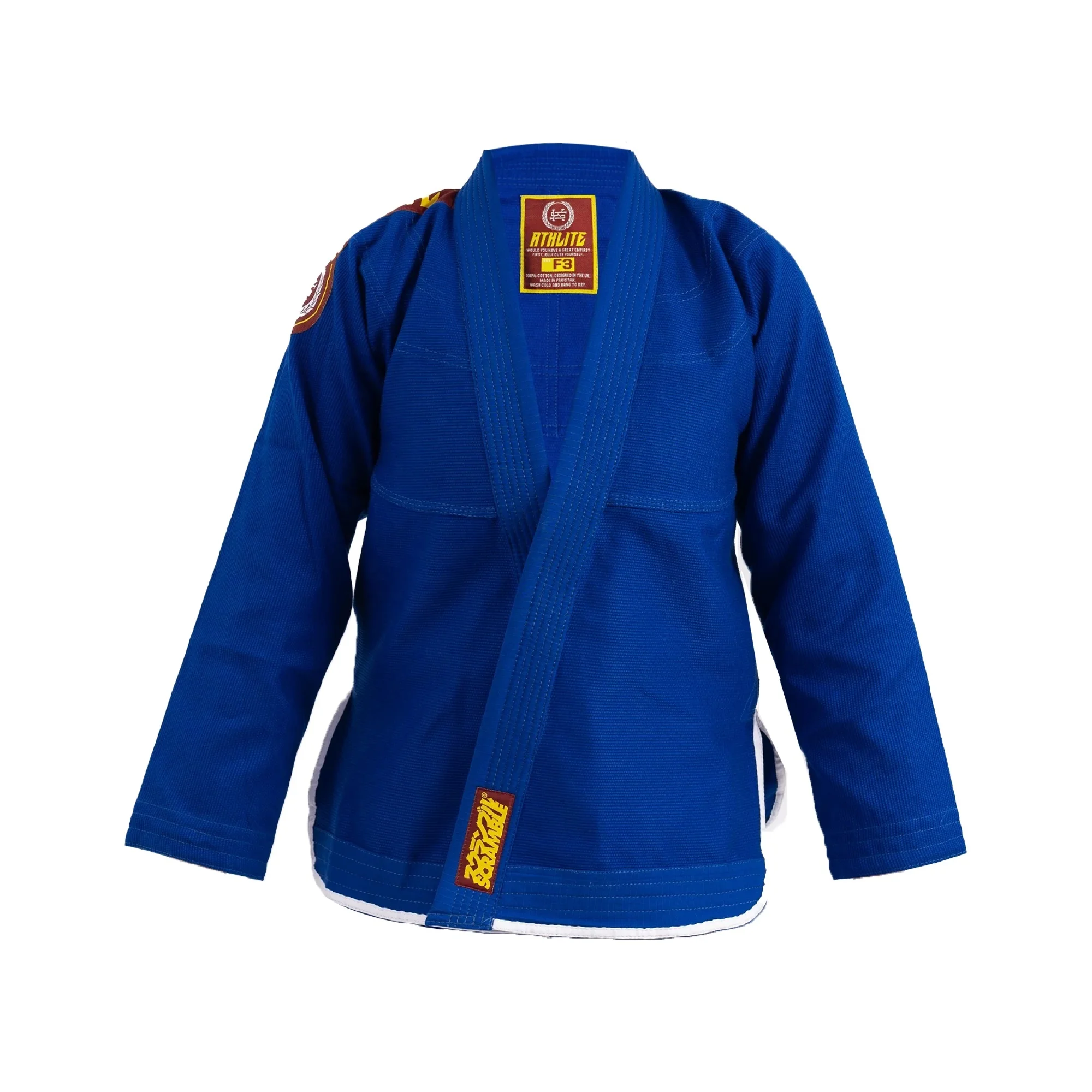 Джиу-джитсу однородное синее индивидуальное оформление логотипа bjj shoyoroll ap MMA высокопроизводственное перламутровое прочное кимоно Bjj
