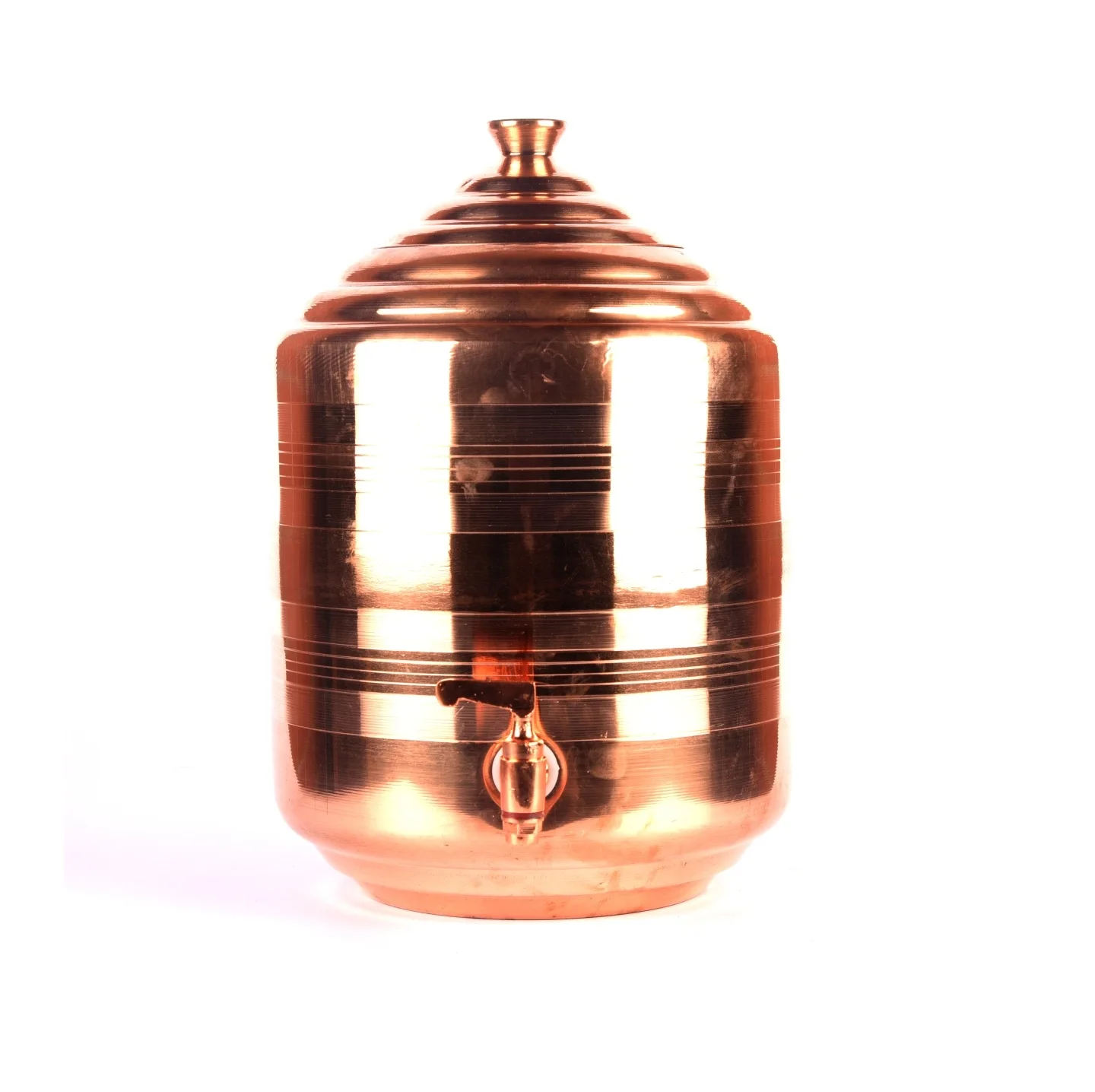 Handmade Pure Copper Water Dispenser Cold Desktop Installation Stand Manual Home Hotel Restaurant Kitchen Use Outdoor