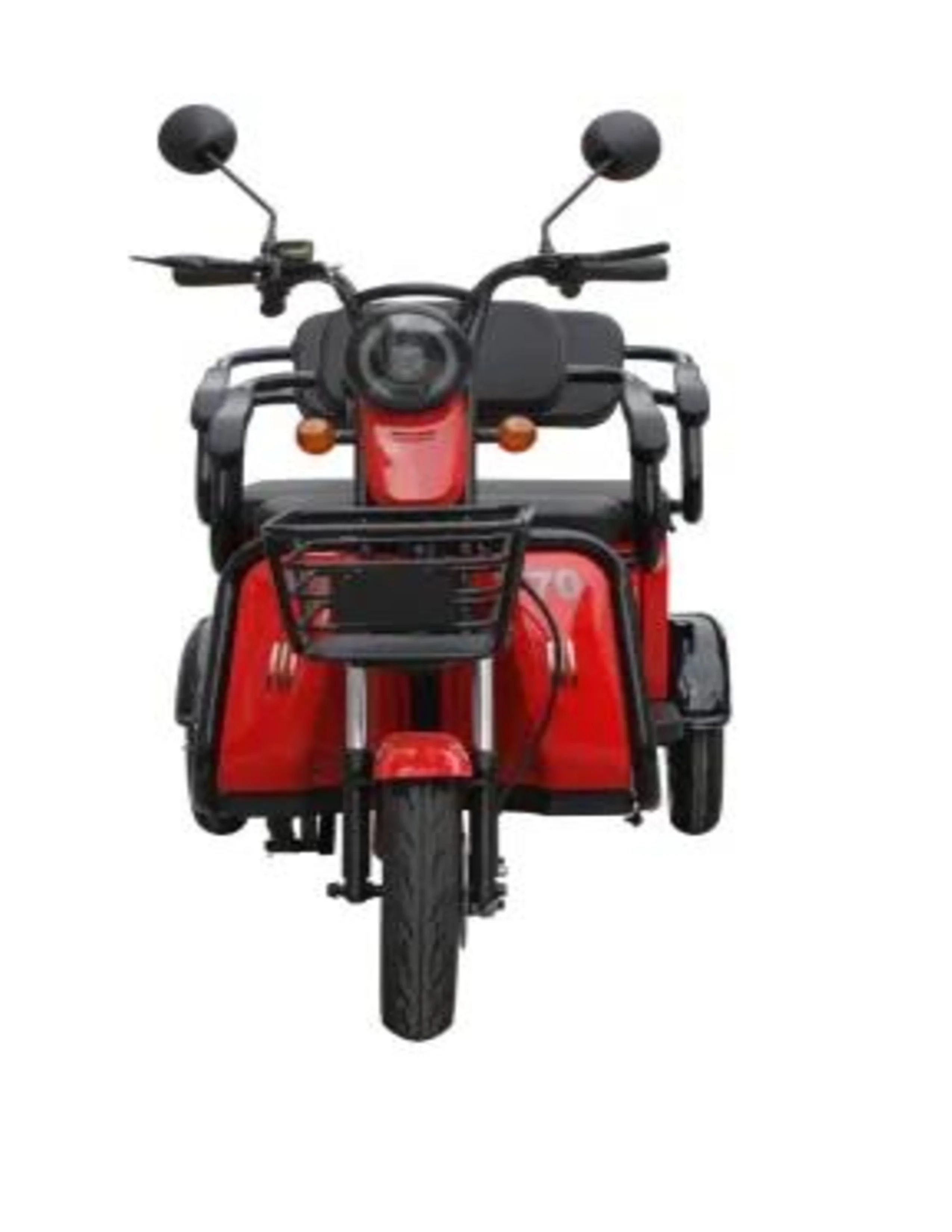 Moto Tricycle Motorized folding Adult Electric Bicycle