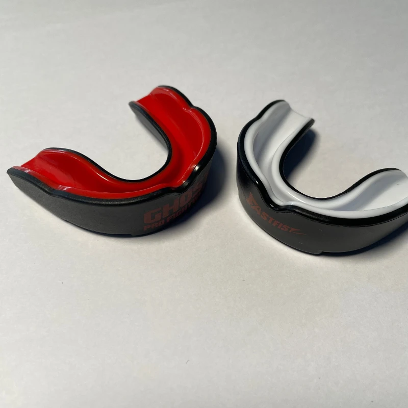 Black white boxeo protector bucal mouth guard manufacture custom gum shield For Muaythai Training Dental Tooth