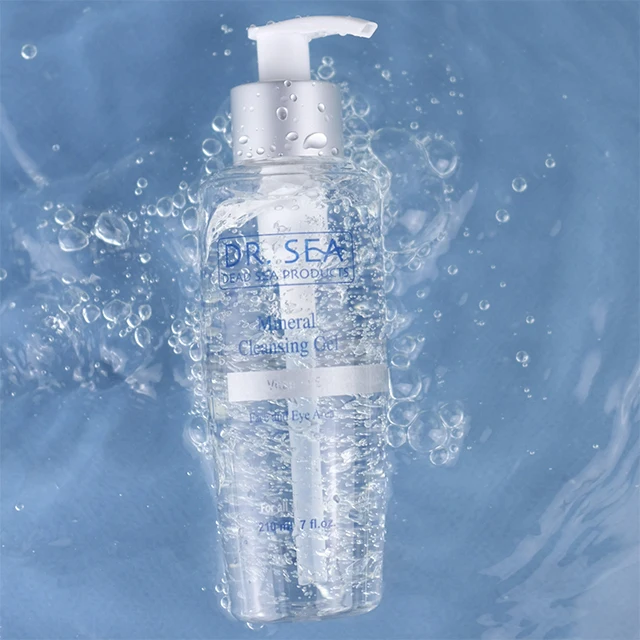 Quality Mineral Cleansing Gel Face & Eye Area Vitamin E by Dr. SEA Cosmetics Dead Sea Products Israel Free Samples Fast Delivery