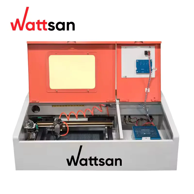 Wattsan лазерный гравер 40 ватт co2 гравировальный станок микро 0203 резак