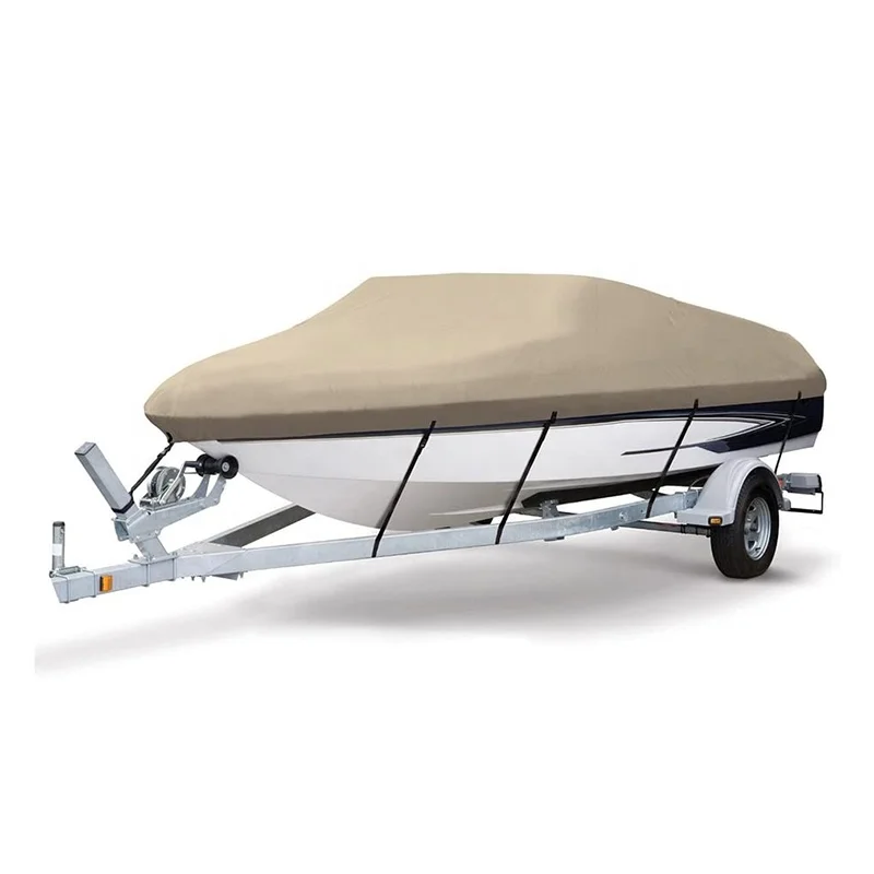 Waterproof Breathable Powerboat Cover Kayak Canoe Storage Dust Sunblock Cover Pontoon Boat Cover