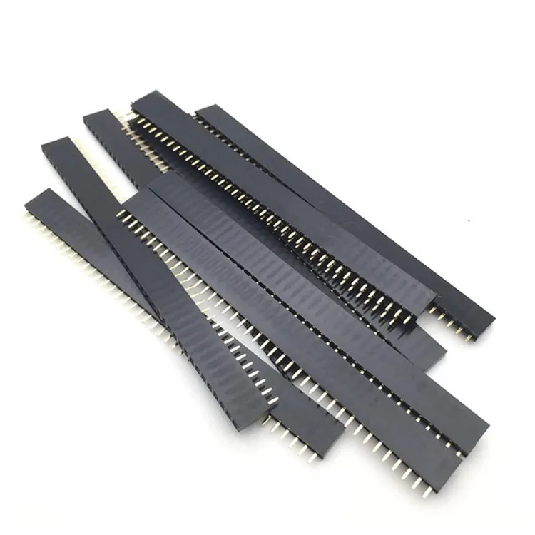 JEO male female 40pin connector round 2.54mm pitch pin header Double row connector