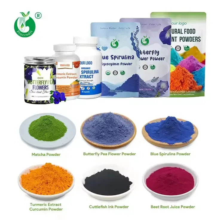 Оптовая продажа органический пищевой порошок для чая 450 сетка синяя бабочка Горох цветок