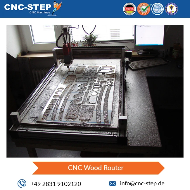 0.8-4.5 kw Spindle Motor Power Efficient Performance Industrial CNC Wood Router High-Z S-1400/T-105 from Germany