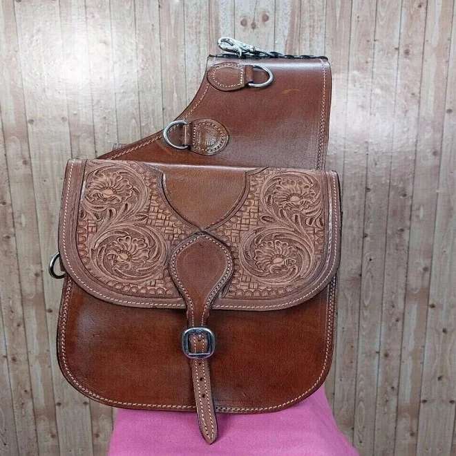 Top Selling New Saddle Bag Designer Leather Western Horse saddle For Sale Leather Endurance Saddle