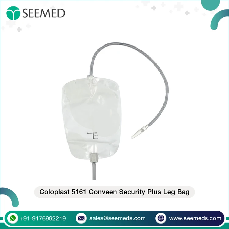 Simple Design Medical Consumables Coloplast 5161 Conveen Security Plus Leg Bag/ Urine Collection Bag at Best Price