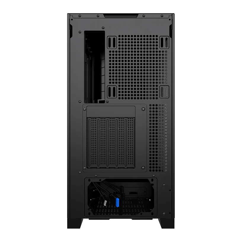 Gaming PC Casing Curved Glass Gaming Computer Case ATX Gaming Custom PC Case White Color High End Desktop CPU Computer Chassis