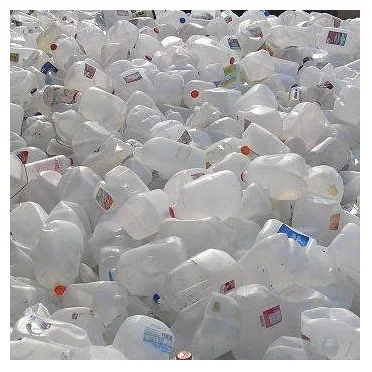 HDPE white milk bottle scrap