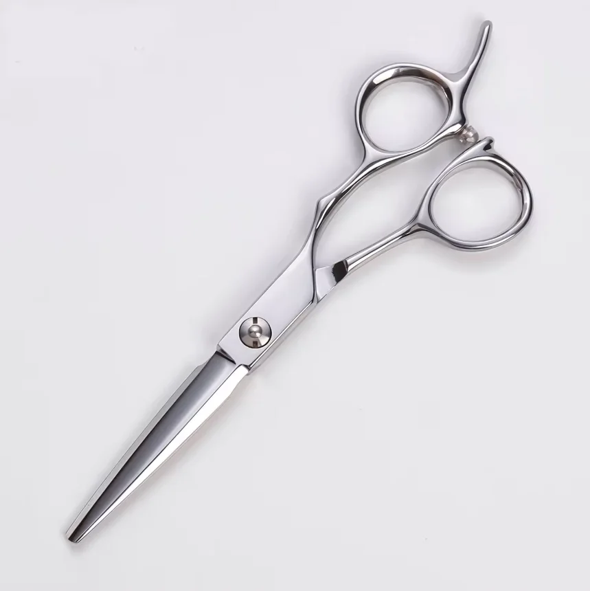 German Steel Hairdressing Scissors with Mirror Polish Straight Blade Salon Hair Cutting Shears for Men Women Sharp Beauty Tool