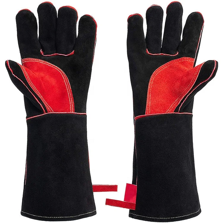 High Protection Pakistan Manufacturers Welding Gloves / Direct Factory Made Working Gloves For Safety