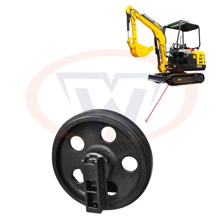 Kubota Kh101 Crawler Excavator Digger Mini Excavator Parts Idler Assy