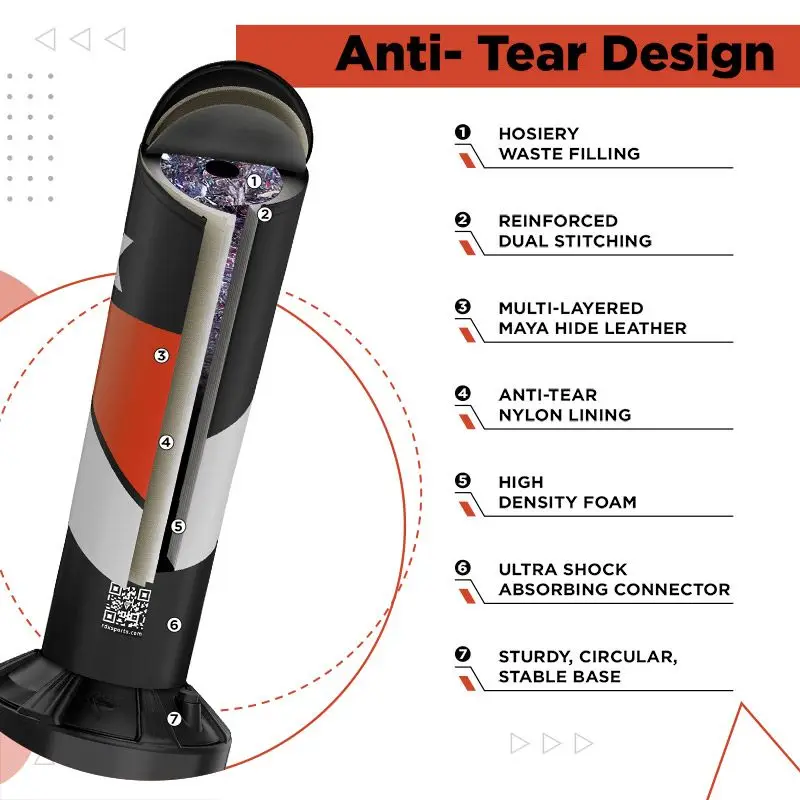 Top Quality Customize Punch Bag and Training Punching Bags Genuine Leather Boxing Kickboxing Free Standing Kids Punch Bag