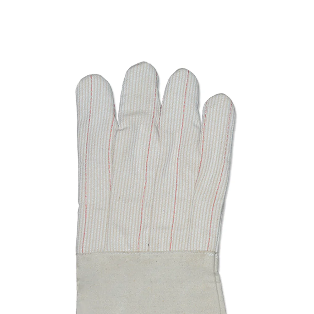 Top Quality Hot Mill Triple Palm Gauntlet Heat Protection Thermal Cotton Extend Cuff Glove Wholesale Customized Color Size Style