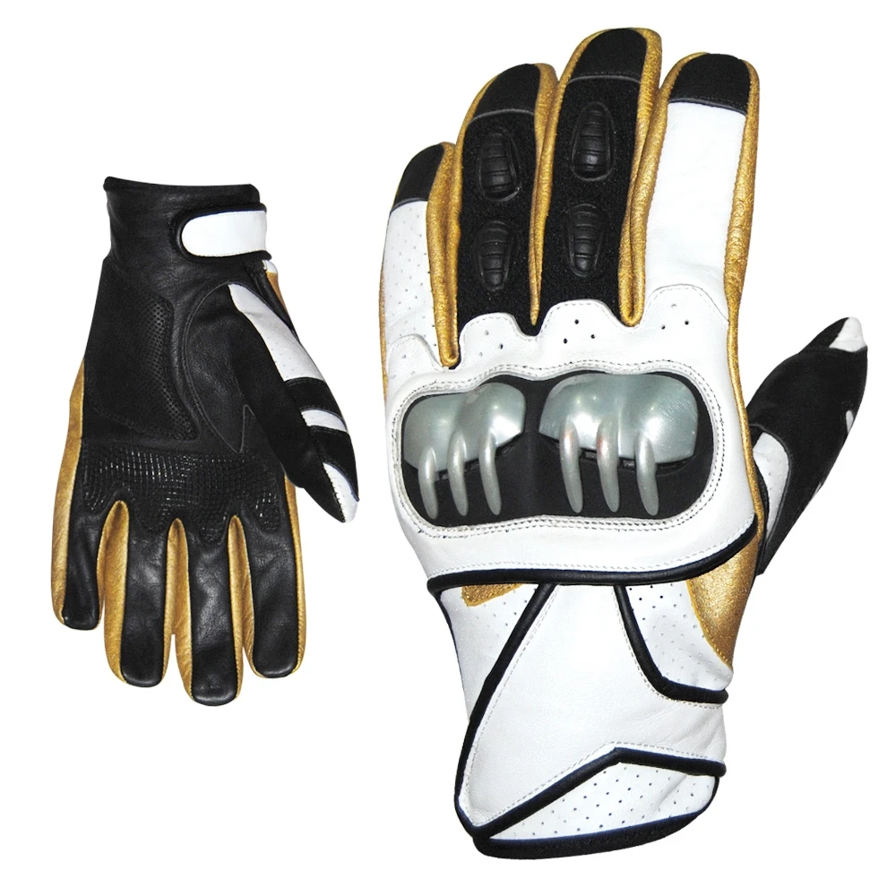 Hot Selling Top Quality Best Elegant Design Affordable Price Non Slip Hand Protection Knuckle Short Motorbike Racing Gloves