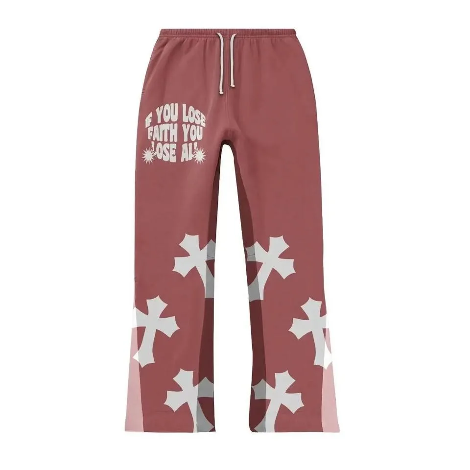 3D Foam Puff Print logo Stacked Sets Sweat Suits men Two Pieces Flare Pants Sets hoodies Tracksuits sweat suit for Men