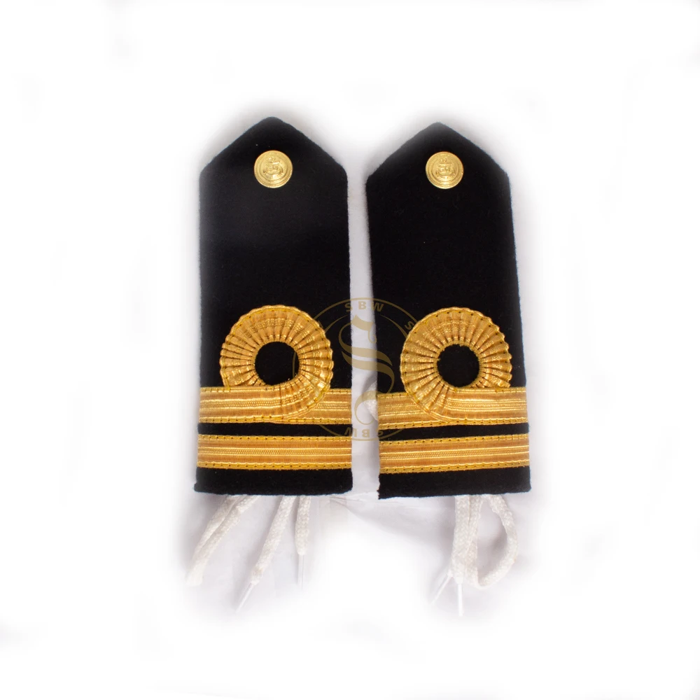 Best Quality Customized Design Pilot Uniform Shoulder Board Ceremonial Strap Epaulettes Made for Sale