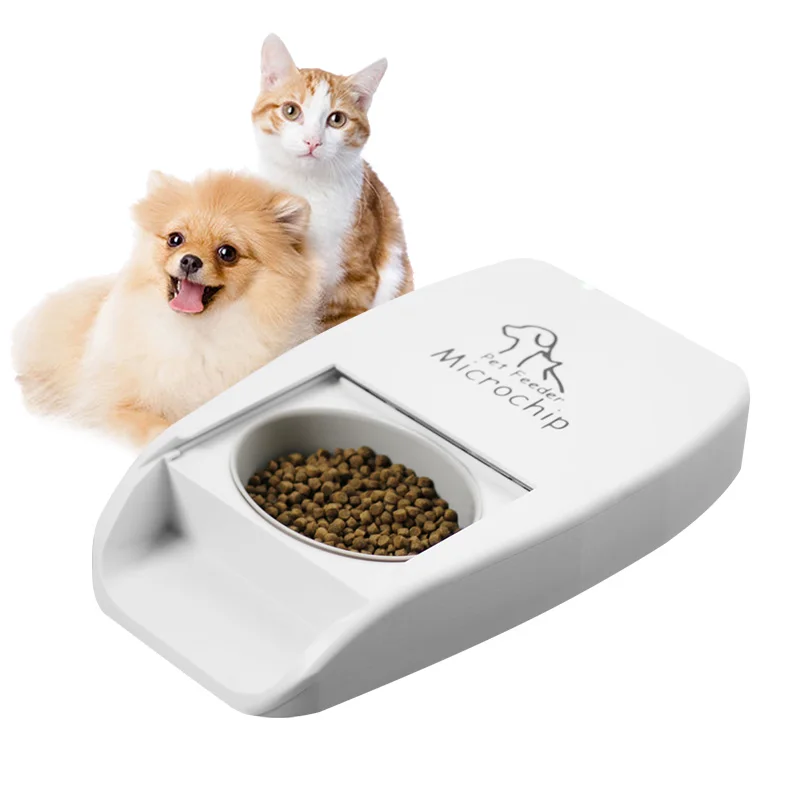 For Small Dogs with Microchip Sensing automatic Cat Feeder Auto Cat Food Dispenser Pet Wet and Dry Food Dispenser