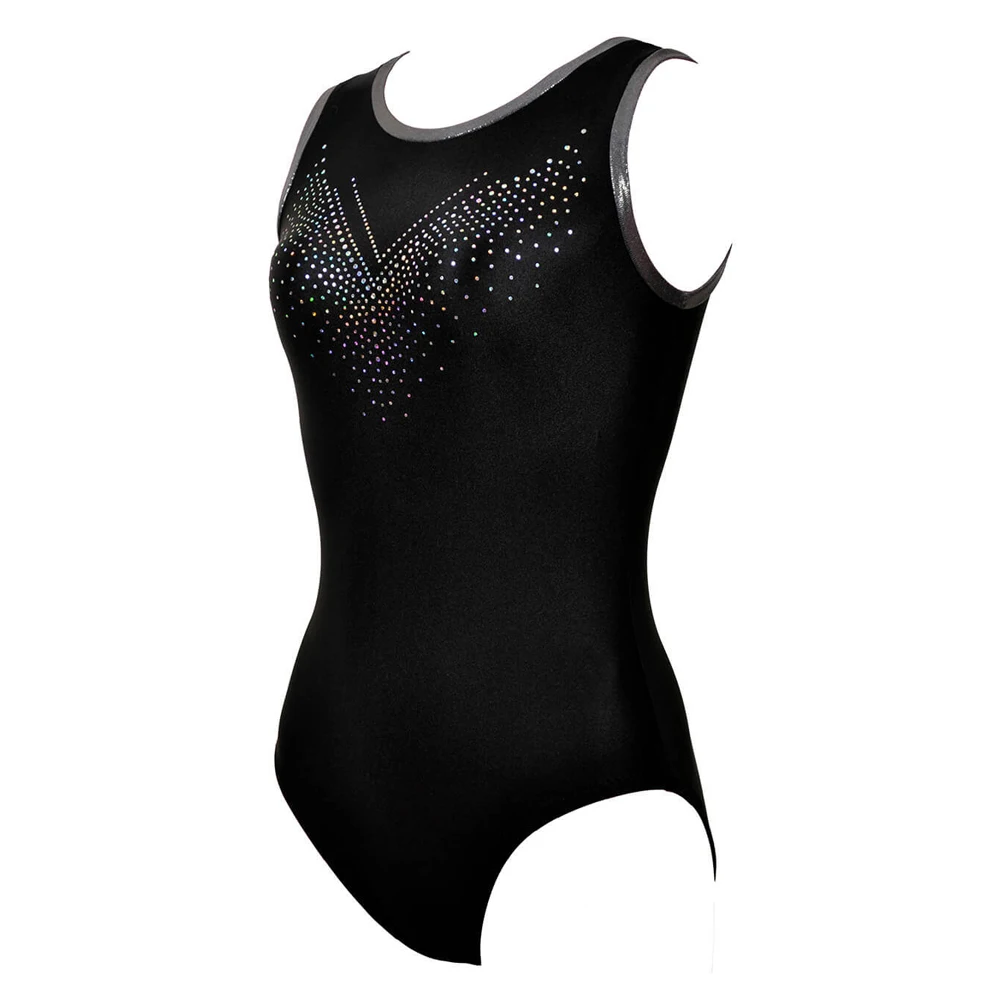 Children gym sports dance costumes Rhythmic gymnastics leotards printed plumes girls multi color profession dance leotards