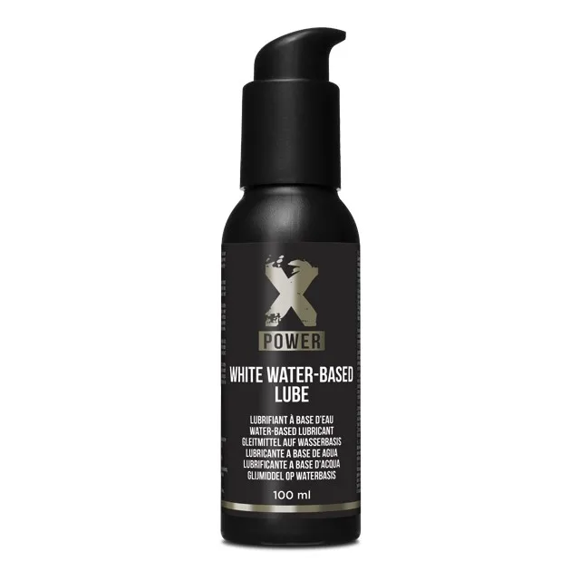 WHITE WATER-BASED LUBE 100ML white lubricant water based for comfortable intercourses
