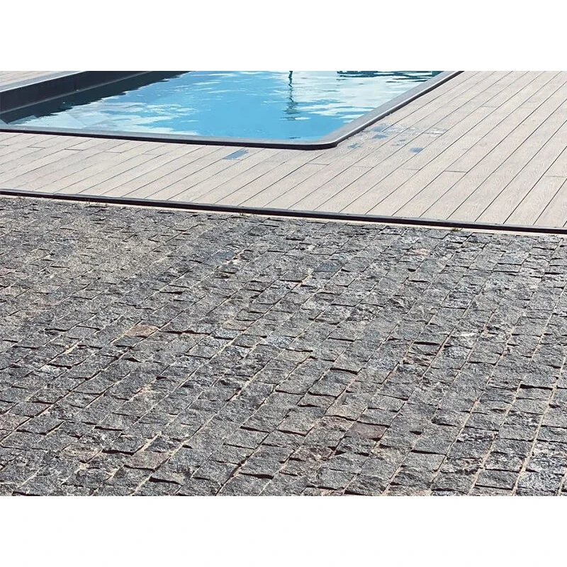 All Nature Chinese Dark Grey Granite Brick 10X10 Paving Stone Design Building Material Construction Estate