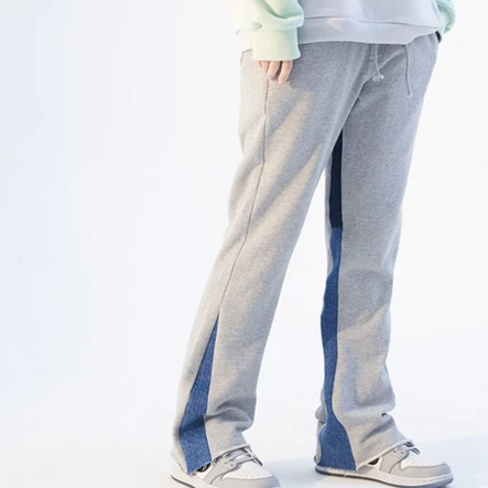 Sweatpants Men Joggers Custom Logo Flare Jogger Sweat Pants Manufacturer Man Outdoor Jogger Quick Dry Breathable Pant