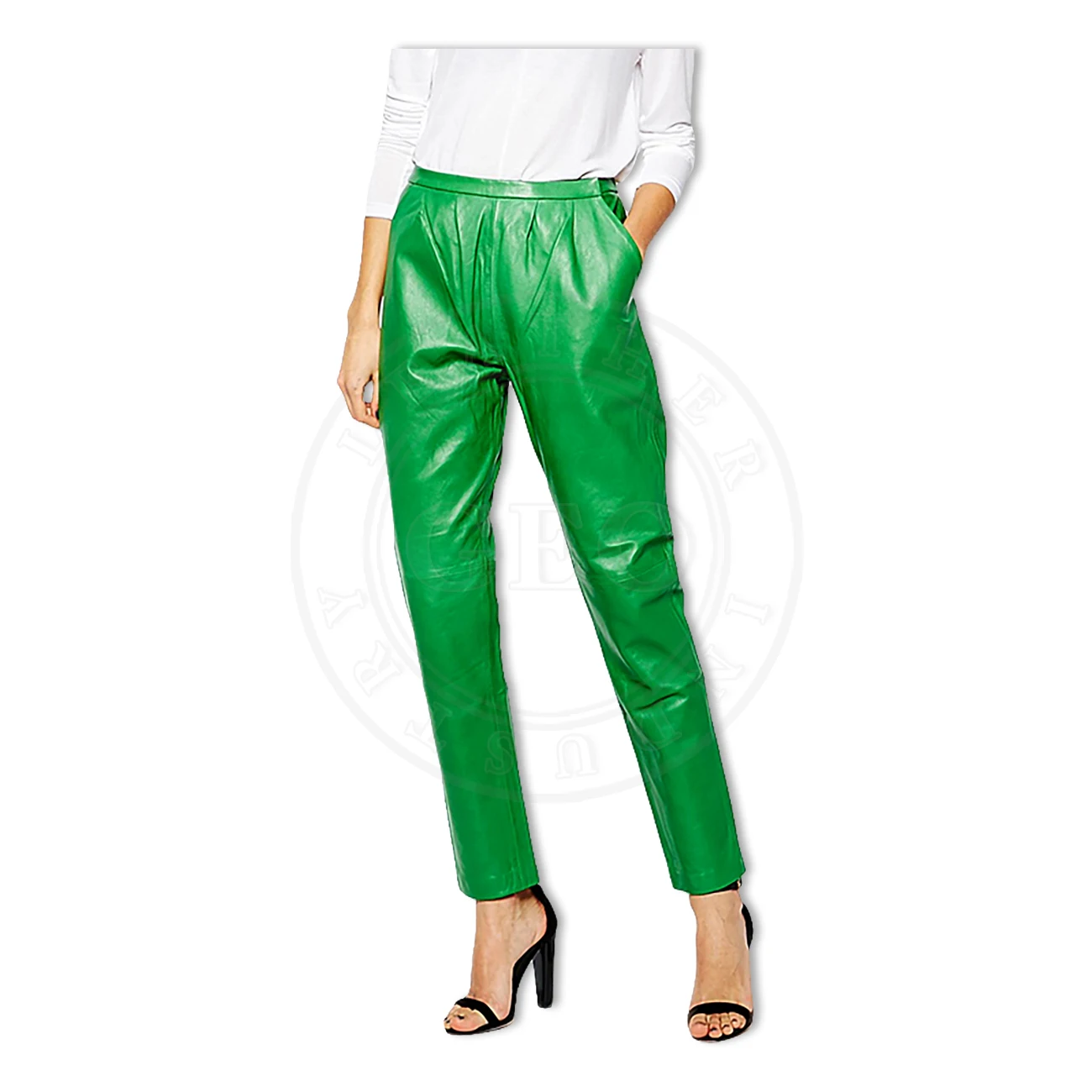 Women Fashion Leather Pants