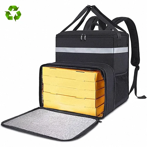 Customized Logo High Quality Shoulder Back Large Capacity Multi-functional Thermal Handbag Pizza Bag Food Cooler Bag Insulated