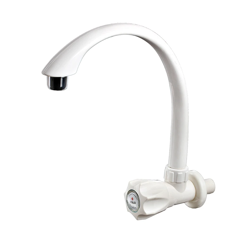 Factory Wholesale Price Wall Mounted Kitchen Faucet Plastic Sink Faucet PP ABS Water Tap