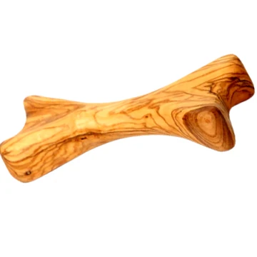 Wholesale Olive wood bone chewing for dogs. Hot Sale Best Pet Chew Toy Bone. Durable Dog Training Pet Bone.
